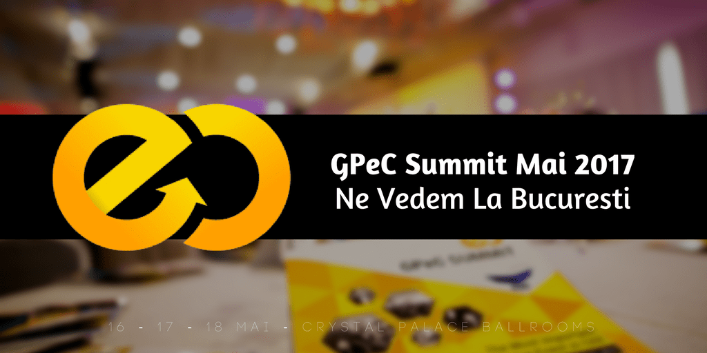 GpeC, 3 zile de E-Commerce și Marketing Online la București